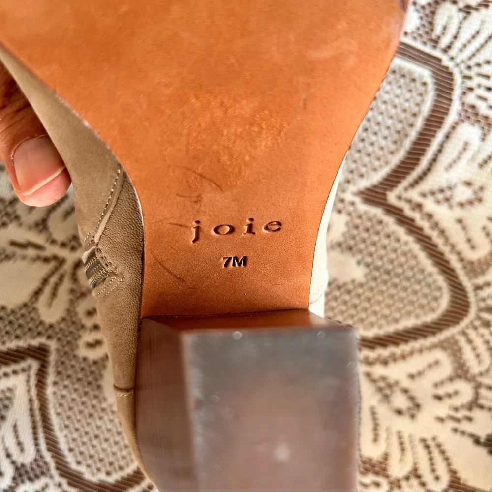 JOIE Leather Diya Heeled Booties - Picture 6 of 7